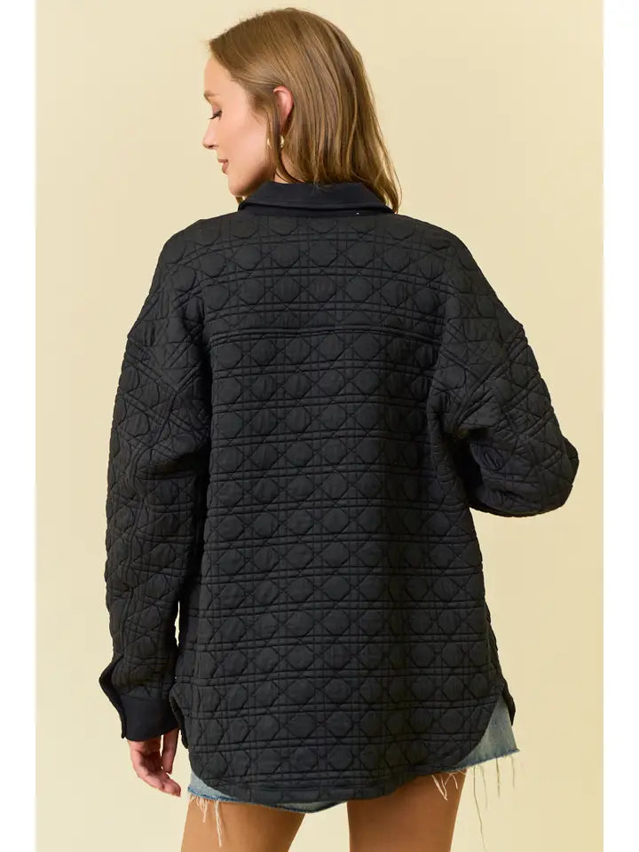 Aspen Quilted Jacket Black