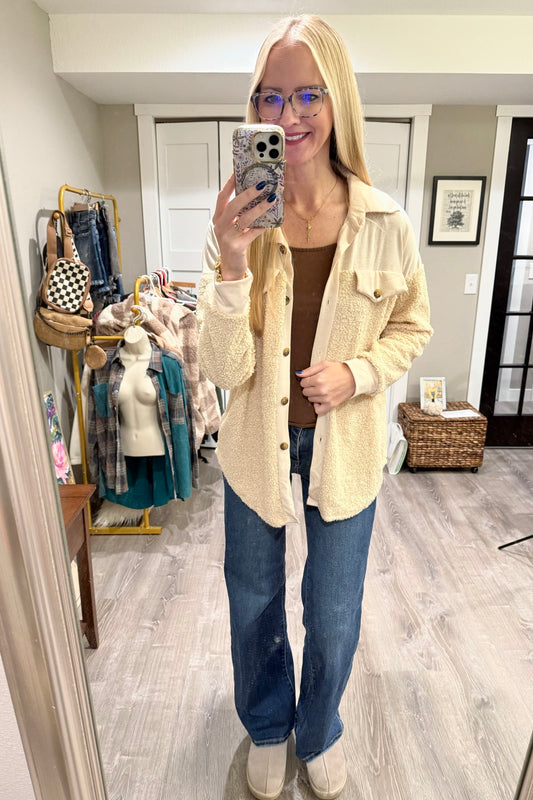 Endless Potential Sherpa Shacket