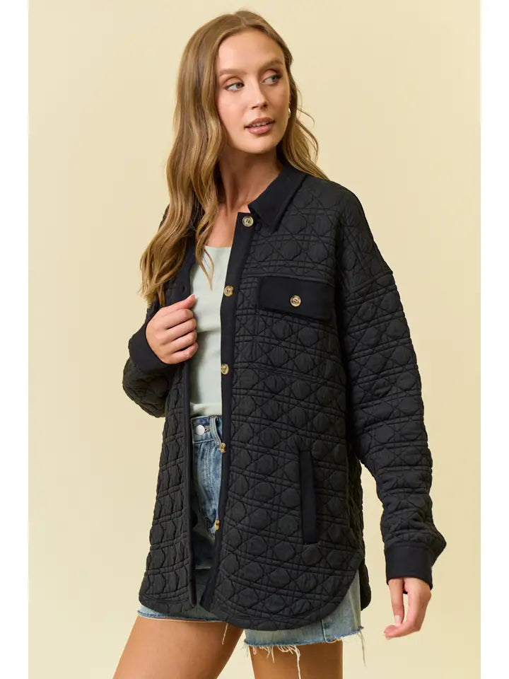 Aspen Quilted Jacket Black