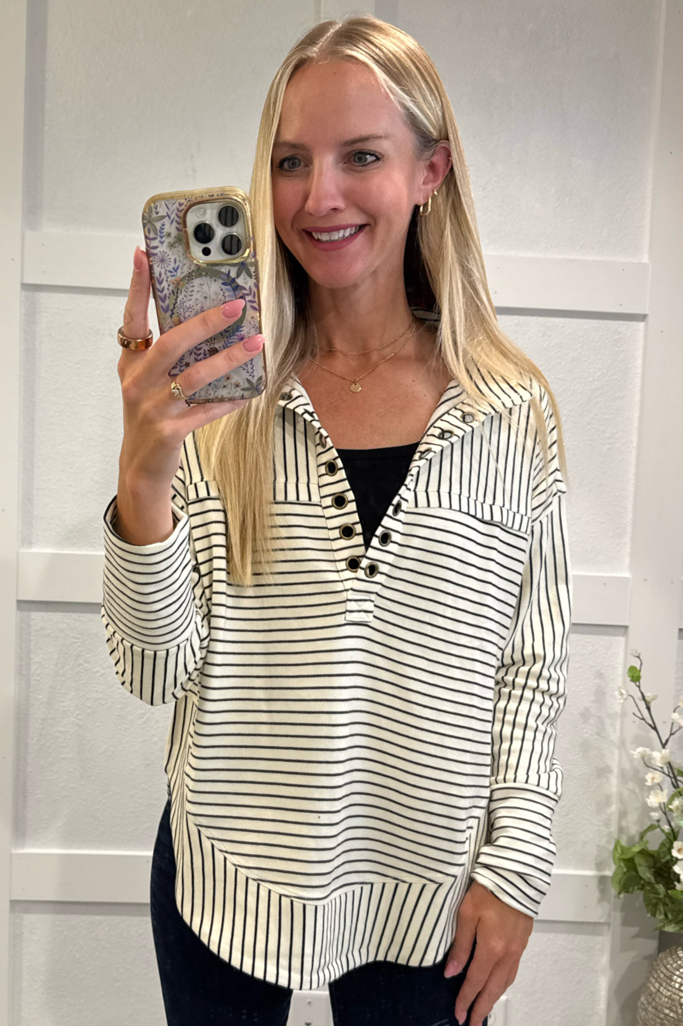 Striped Serendipity Pullover