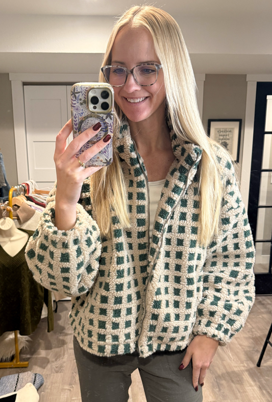 PREORDER Fuzzy Sherpa Jacket