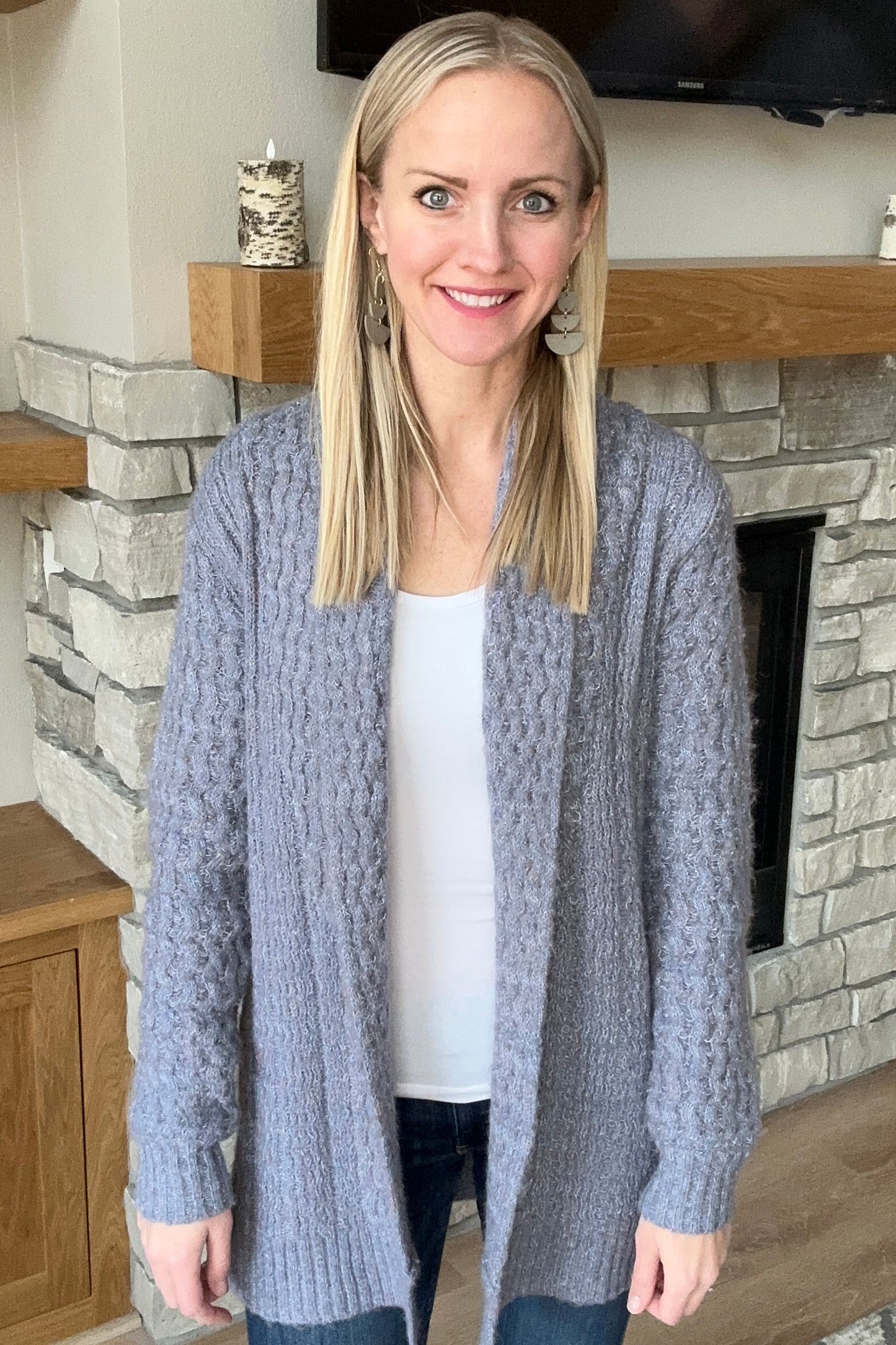 Cozy Finish Open Cardigan