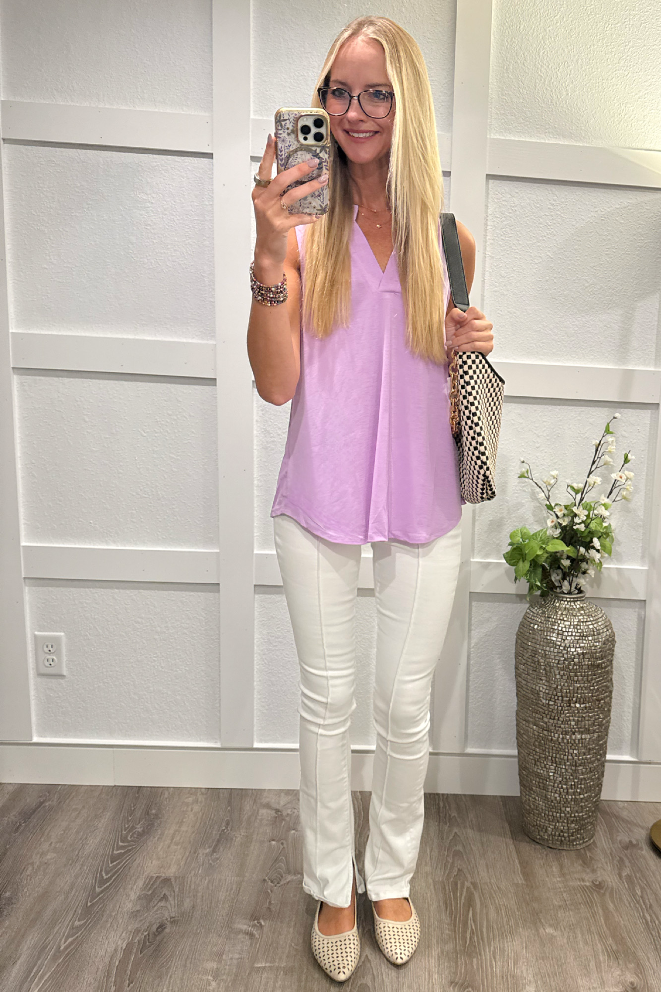 Lizzy Tank Top in Orchid Bloom