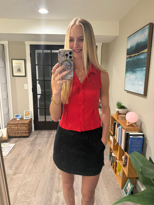 Styled Collar Neck Top