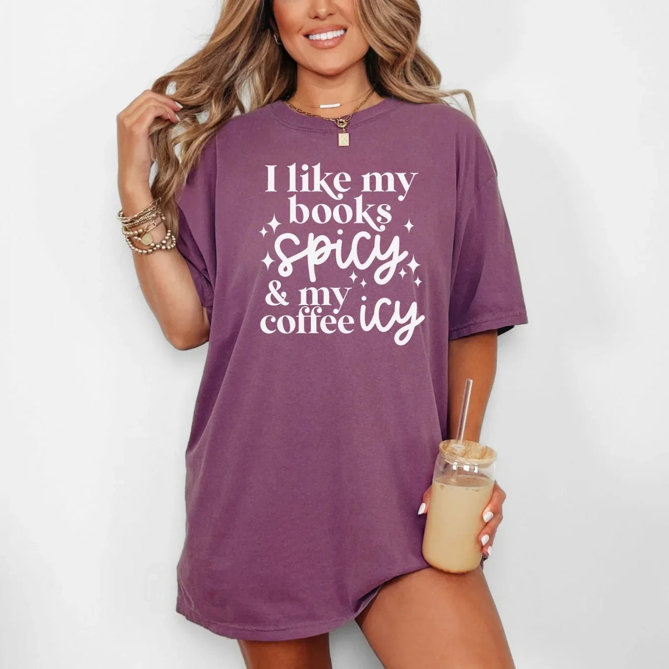 I Like My Books Spicy Graphic Tee