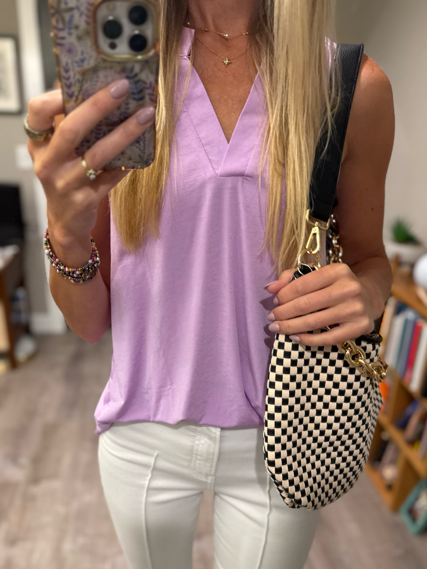 Lizzy Tank Top in Orchid Bloom