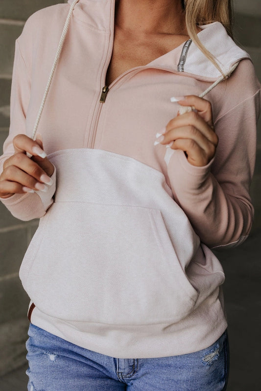 Halfzip Sweatshirt Rose To The Comfy Occasion