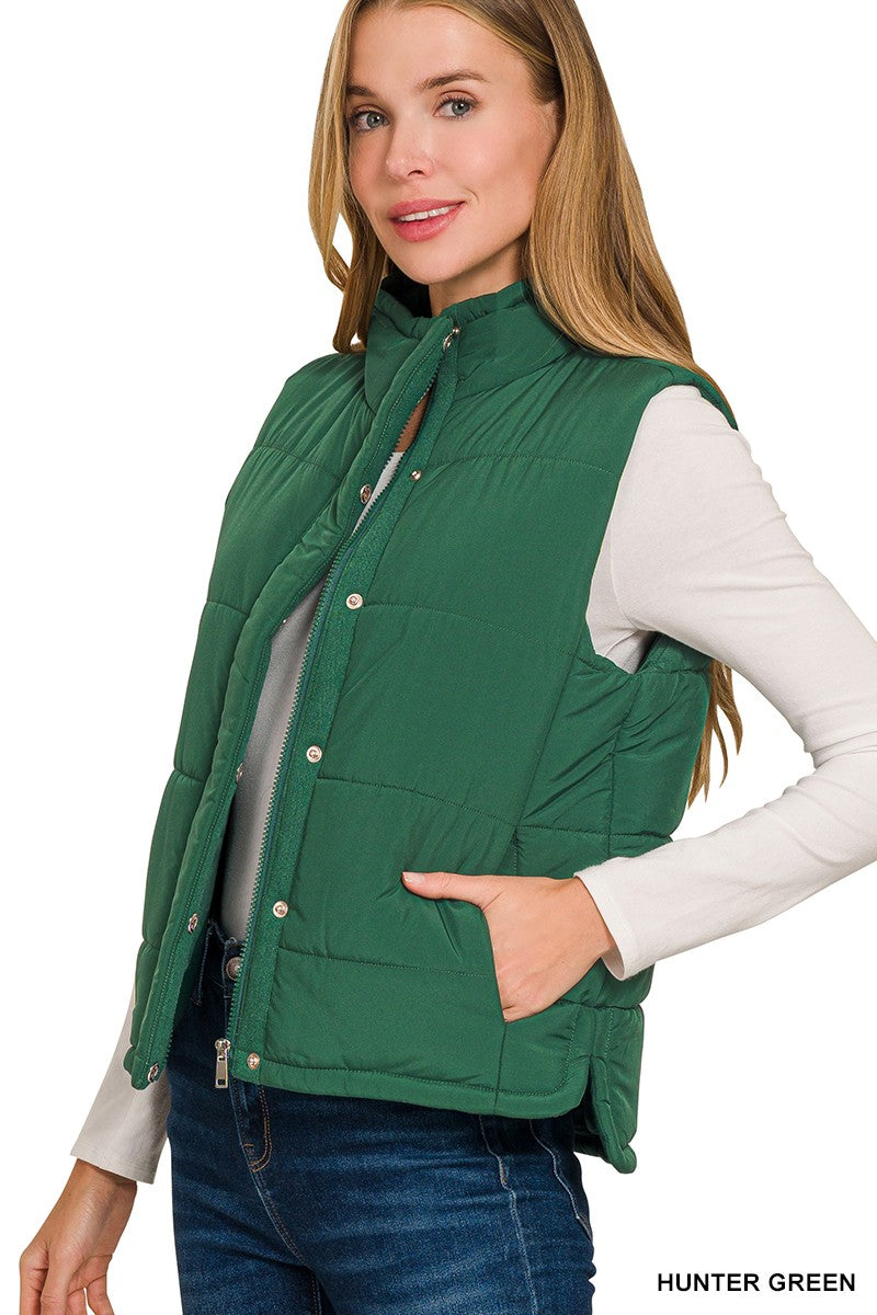 Sleeveless Quilted Vest