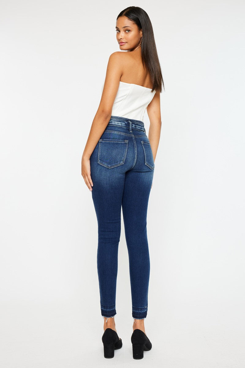 KANCAN: High Rise Ankle Skinny Jeans