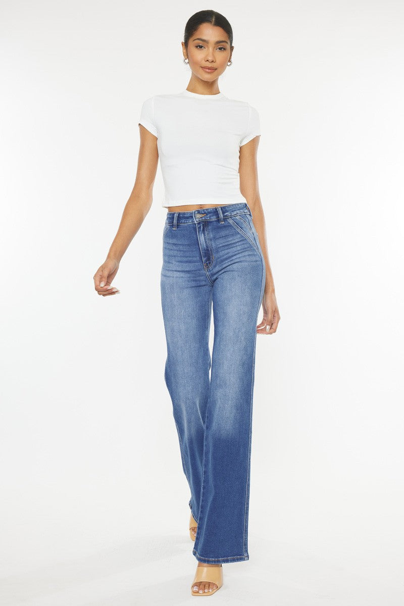 -Tall-Women-Jeans-Brand-Kancan-Comfortable-Stylish-Flare