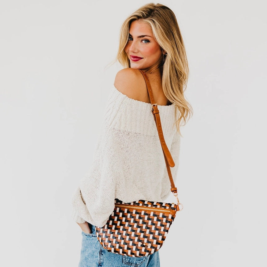 PREORDER Pretty Simple - Woven Westlyn Bum Bag
