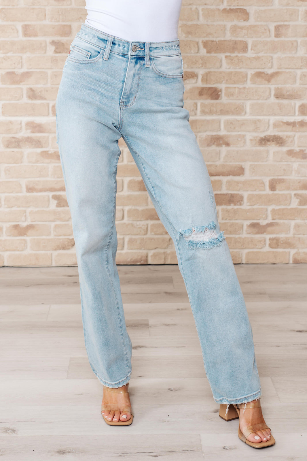 Parker High Rise Straight Jeans