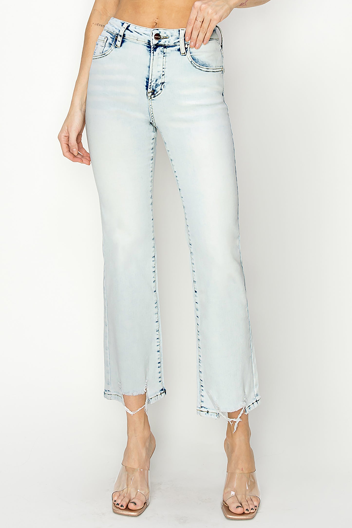 Risen Jeans: High Rise Relaxed Straight Jeans