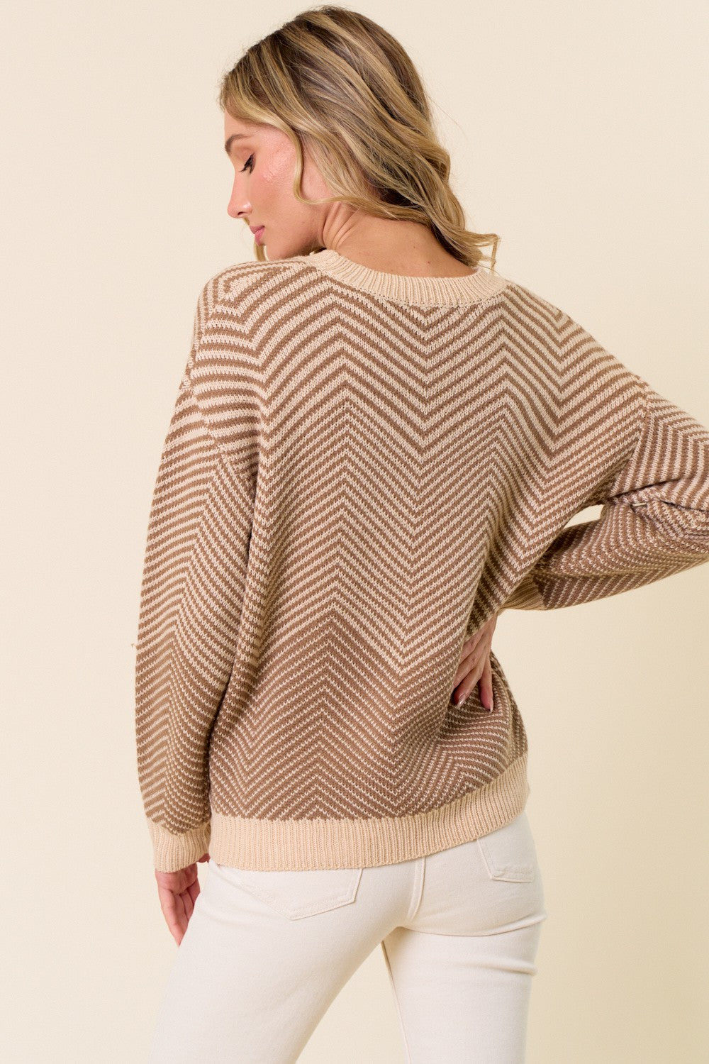 Mocha Totally Twisted Sweater