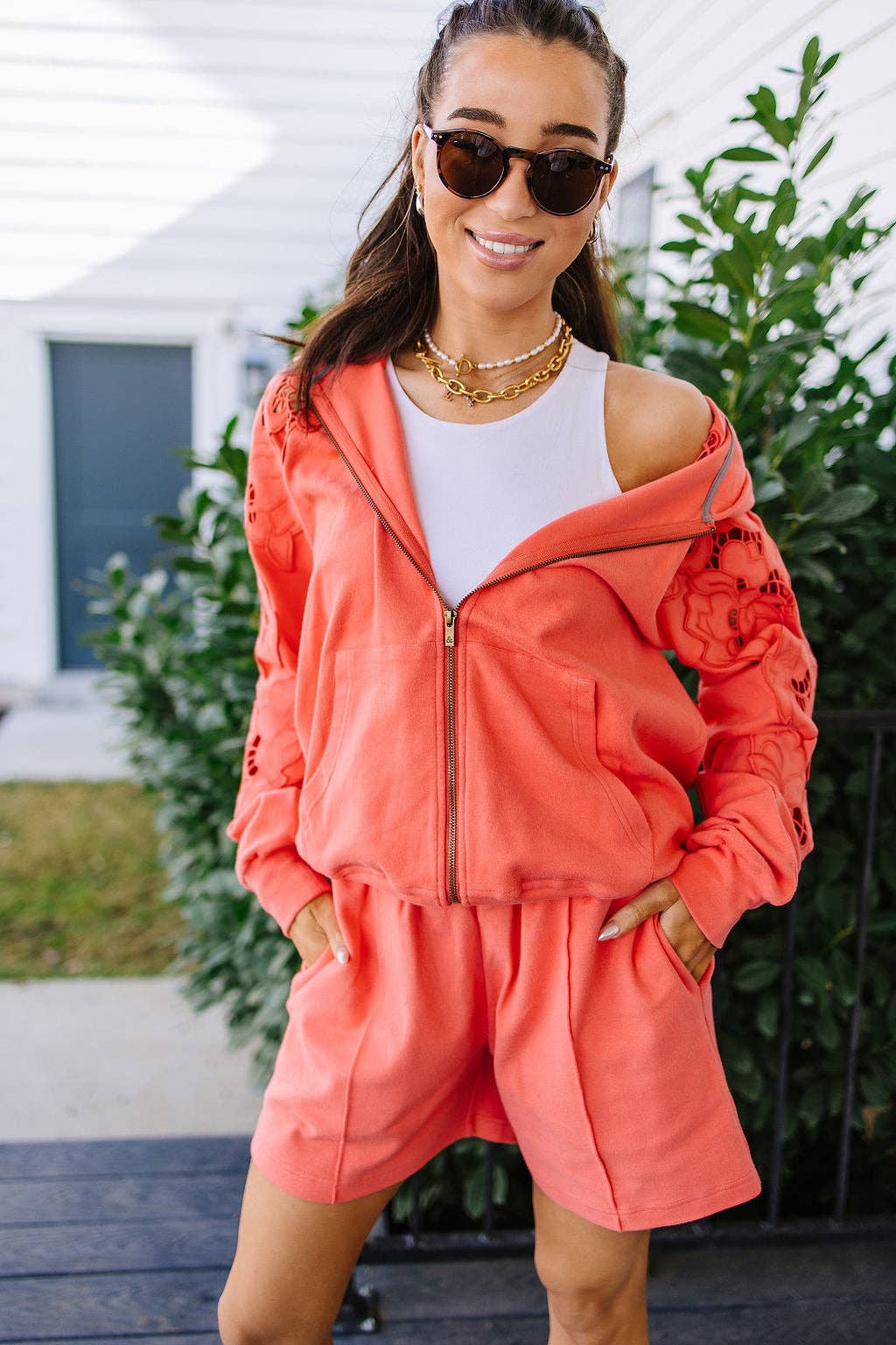 University FullZip - Love Story Grapefruit